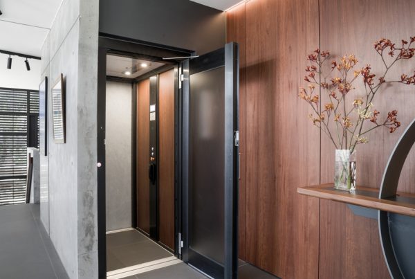 Inside Custom Cabin HLB Elevator, in Alphington
