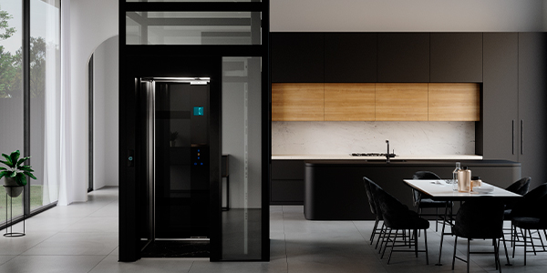 Eltec HLB in Black Kitchen