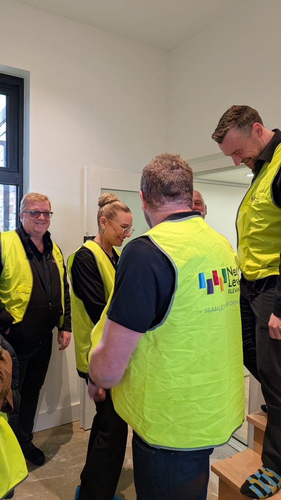 The Block exclusive preview tour for the Next Level Elevators team